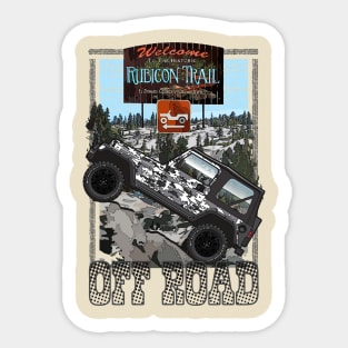 The Rubicon Trail Sticker